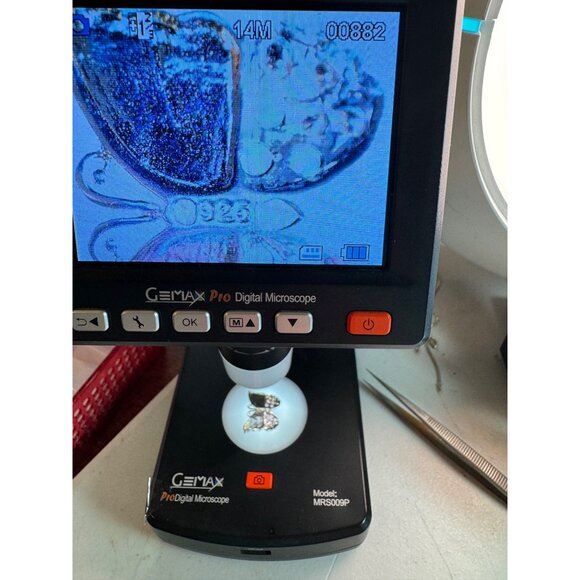 Brand New Sterling Silver 925 Opal & Pink Crystals Butterfly Pendant Charm 4.2g - Picture 7 of 7